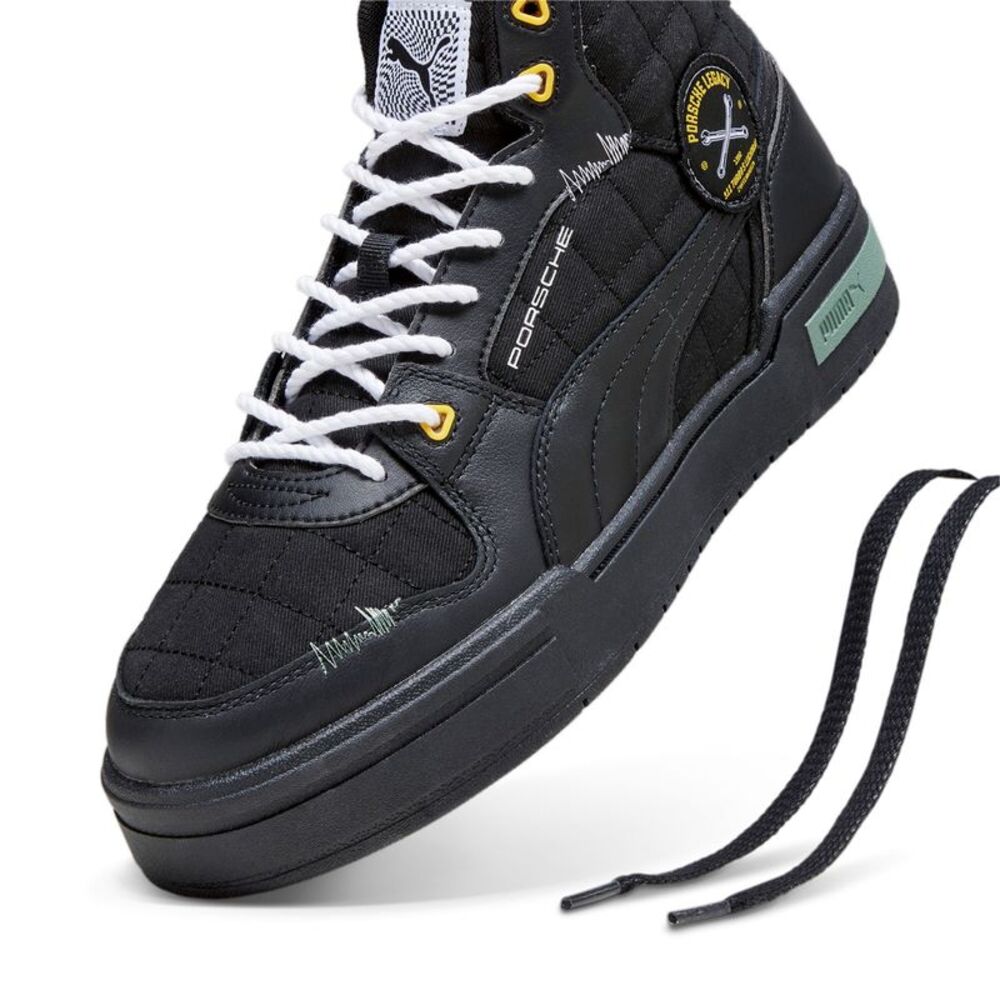Puma Mens Porsche Legacy CA Pro Mid GC Black Shoes (NWT) - Picture 4 of 5